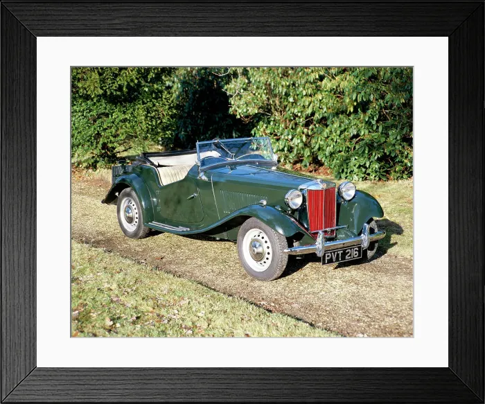Framed Print : 1951 MG TD Framed Print : 1951 MG TD
