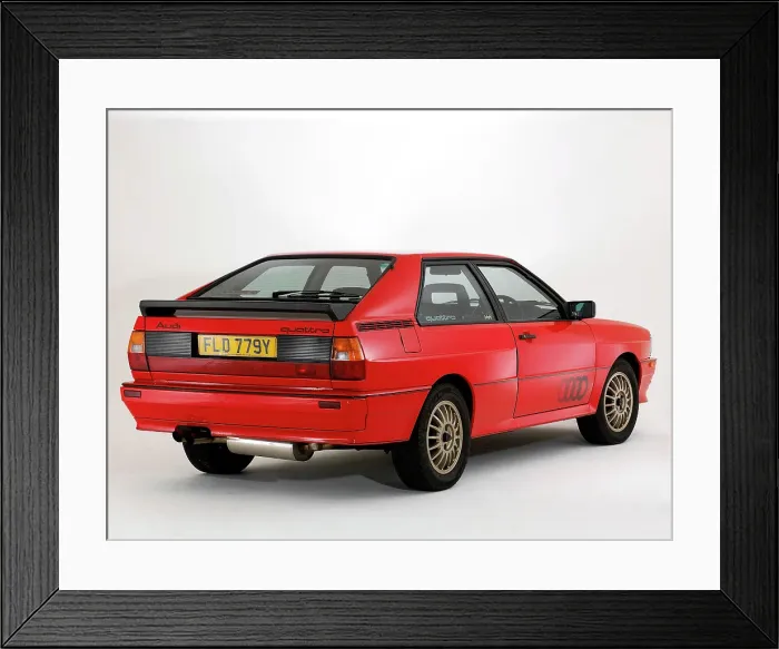 Framed Print : 1983 Audi Quattro Framed Print : 1983 Audi Quattro