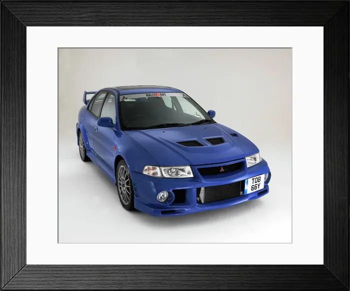 Framed Print : 1999 Mitsubishi Evo 6 Framed Print : 1999 Mitsubishi Evo 6