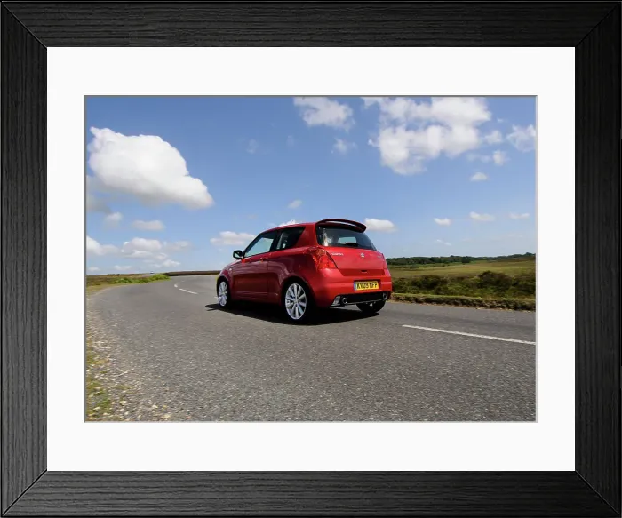 Framed Print : 2009 Suzuki Swift Sport Framed Print : 2009 Suzuki Swift Sport