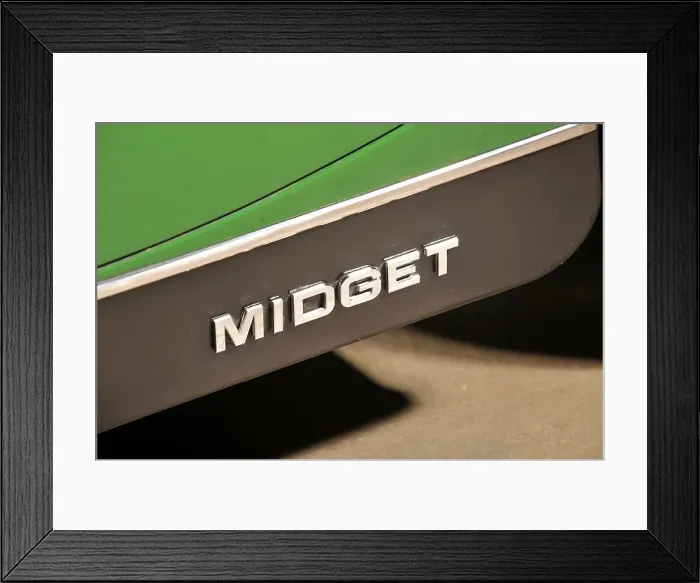 Framed Print : MG Midget 1979. Artist: Simon Clay Framed Print : MG Midget 1979. Artist: Simon Clay