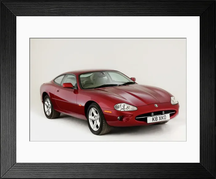 Framed Print : 1999 Jaguar XK8 coupe
