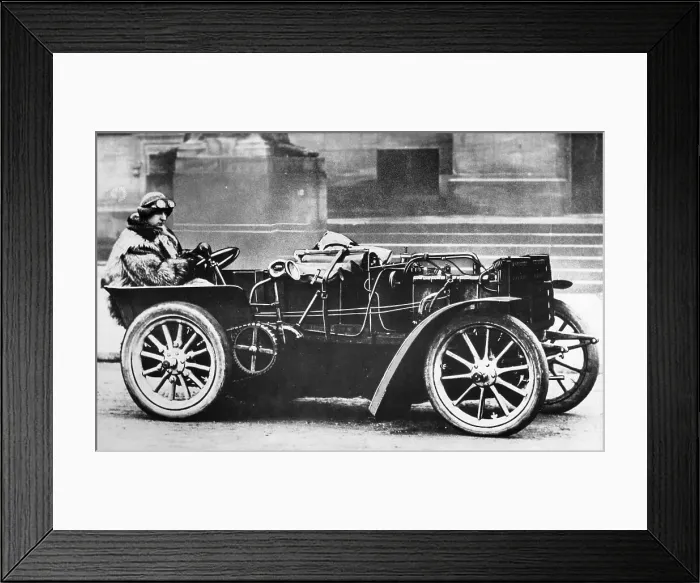 Framed Print : Bugatti prototype built for the Paris-Madrid race, (c1901-c1903?) Framed Print : Bugatti prototype built for the Paris-Madrid race, (c1901-c1903?)