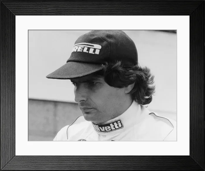 Framed Print : Nelson Piquet at the British Grand Prix, Silverstone, 1985 Framed Print : Nelson Piquet at the British Grand Prix, Silverstone, 1985