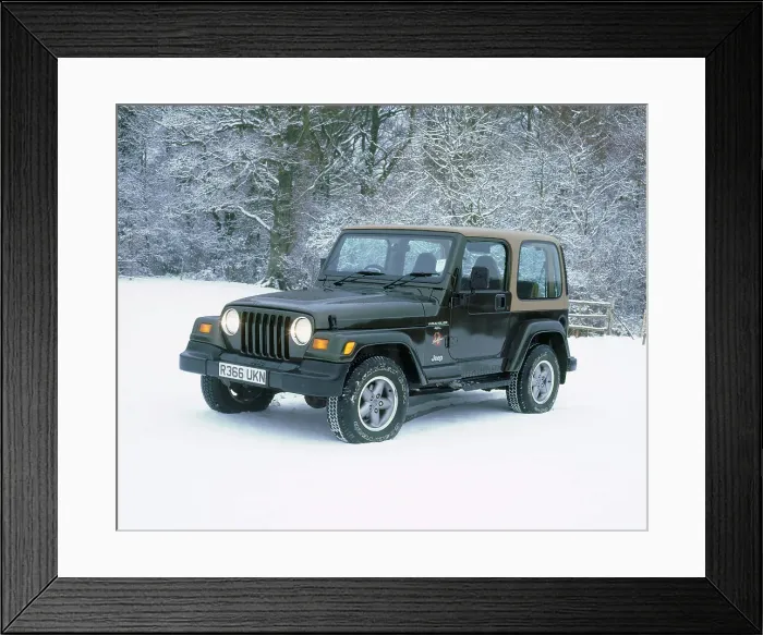 Framed Print : 1997 Jeep Wrangler Sahara Framed Print : 1997 Jeep Wrangler Sahara