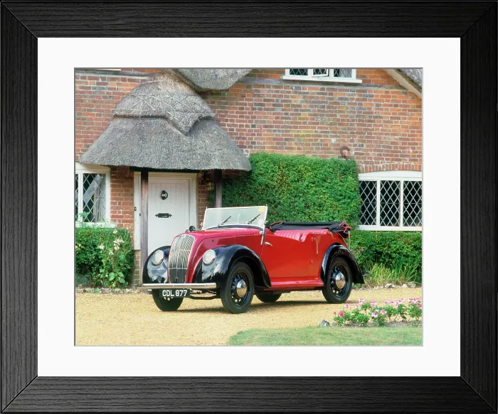 Framed Print : 1939 Morris Eight Series E Tourer