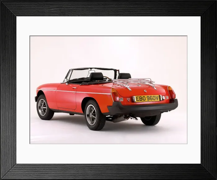 Framed Print : 1980 MGB Roadster Framed Print : 1980 MGB Roadster