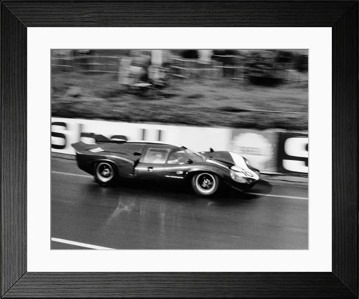 Framed Print : An Aston Martin Lola at Le Mans, France, 1967 Framed Print : An Aston Martin Lola at Le Mans, France, 1967