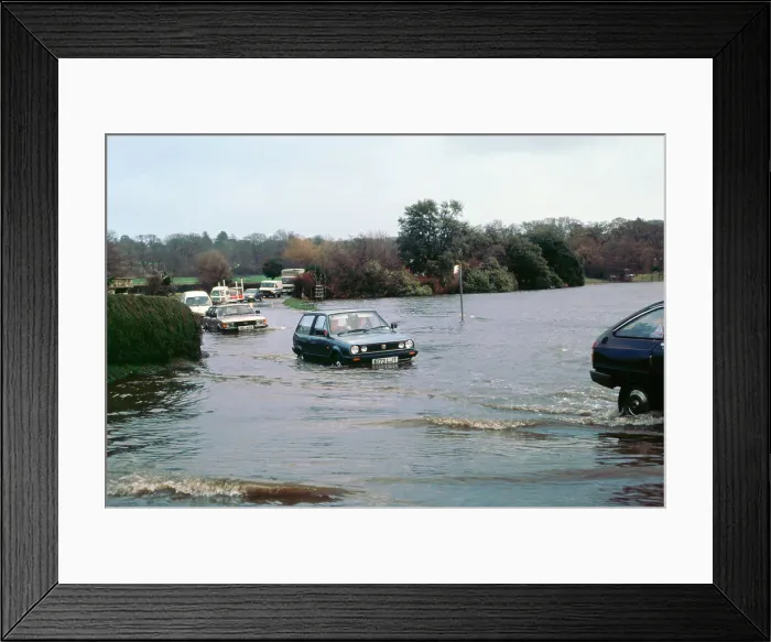 Framed Print : Flooding at Beaulieu Framed Print : Flooding at Beaulieu