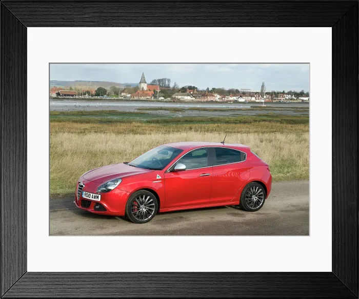 Framed Print : 2010 Alfa Romeo Giulietta 1750 Cloverleaf Framed Print : 2010 Alfa Romeo Giulietta 1750 Cloverleaf