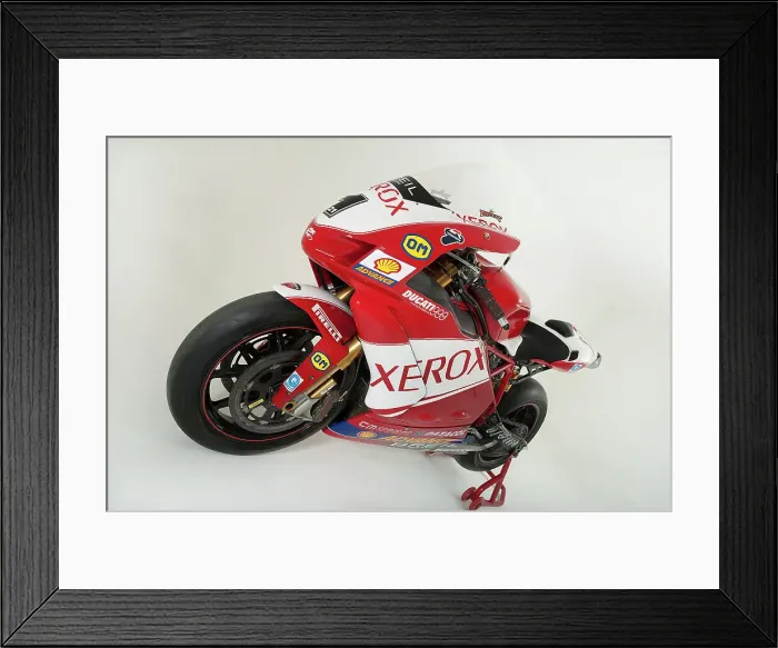 Framed Print : 2006 Ducati 999 Xerox, Troy Bayliss Superbike.Moto GP championship winner Framed Print : 2006 Ducati 999 Xerox, Troy Bayliss Superbike.Moto GP championship winner