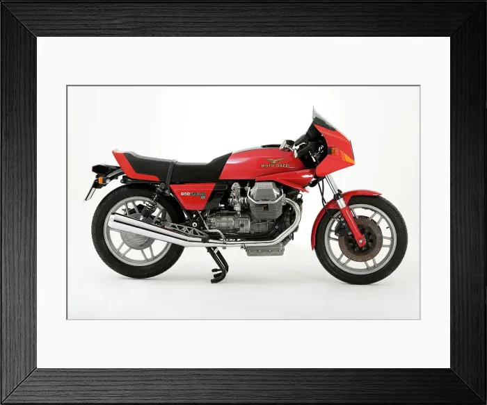 Framed Print : 1984 Moto Guzzi 850 Le Mans Framed Print : 1984 Moto Guzzi 850 Le Mans