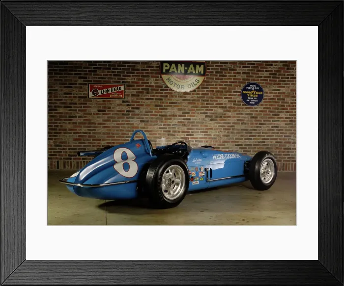 Framed Print : Watson V8 Roadster 1960. Artist: Simon Clay Framed Print : Watson V8 Roadster 1960. Artist: Simon Clay