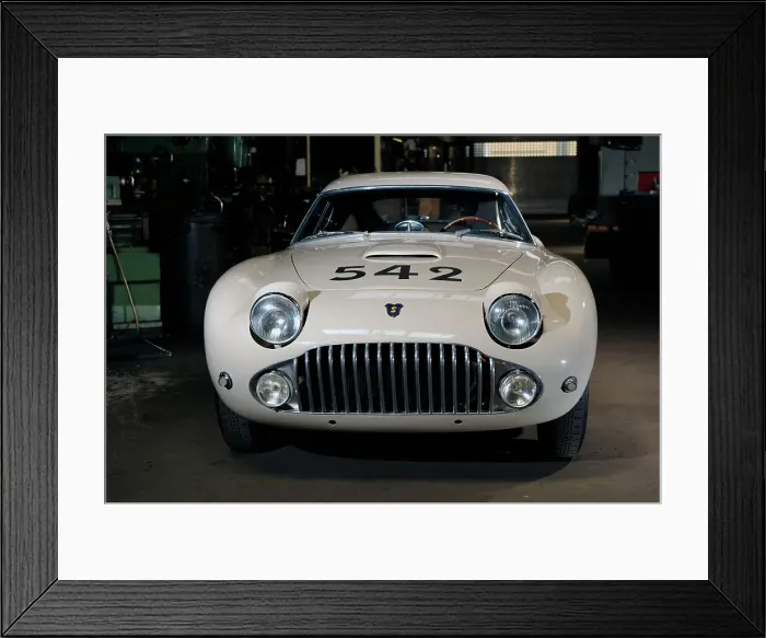 Framed Print : Siata Mille Miglia by Touring 1952. Artist: Simon Clay Framed Print : Siata Mille Miglia by Touring 1952. Artist: Simon Clay
