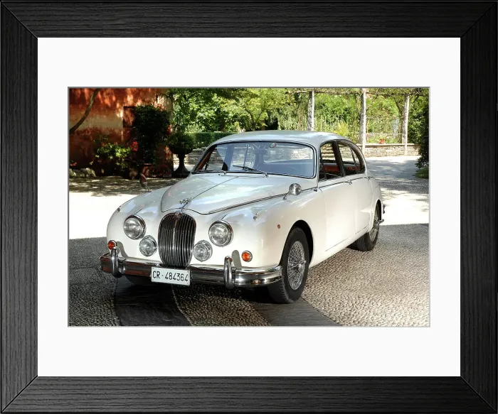 Framed Print : 1963 Jaguar Mk2 3.5 Framed Print : 1963 Jaguar Mk2 3.5