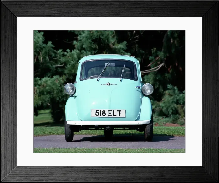Framed Print : 1962 BMW Isetta 300 Super Plus car Framed Print : 1962 BMW Isetta 300 Super Plus car