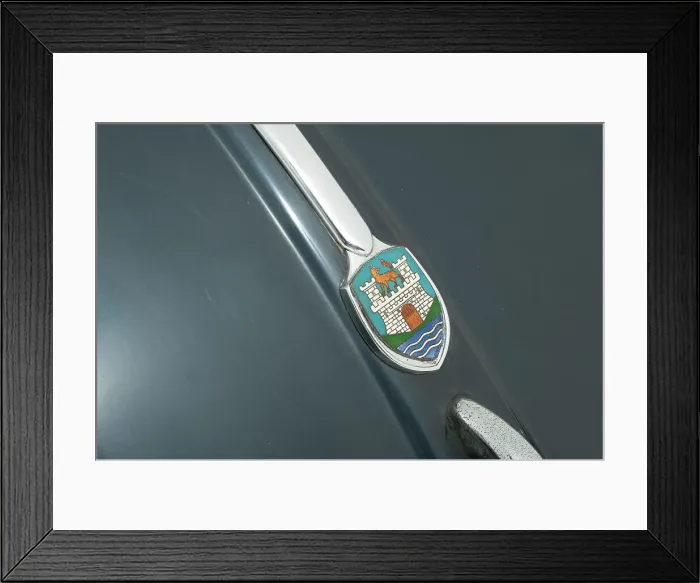 Framed Print : 1953 Volkswagen Beetle Export