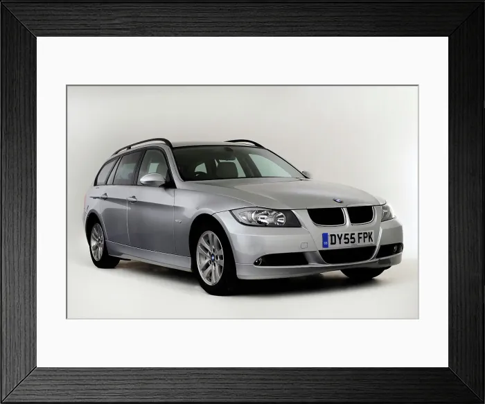 Framed Print : 2005 BMW 320d Touring Framed Print : 2005 BMW 320d Touring
