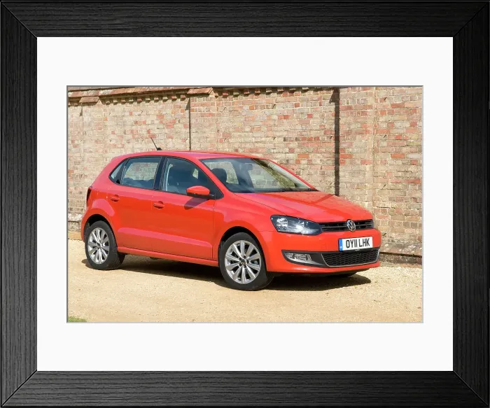 Framed Print : 2011 Volkswagen Polo SEL 1.2 Tsi Framed Print : 2011 Volkswagen Polo SEL 1.2 Tsi