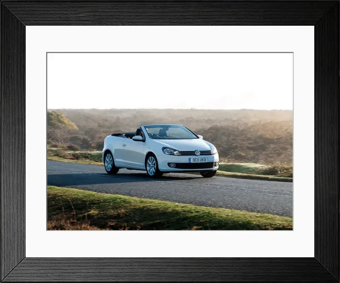 Framed Print : 2011 VW Golf Tdi Cabriolet Framed Print : 2011 VW Golf Tdi Cabriolet