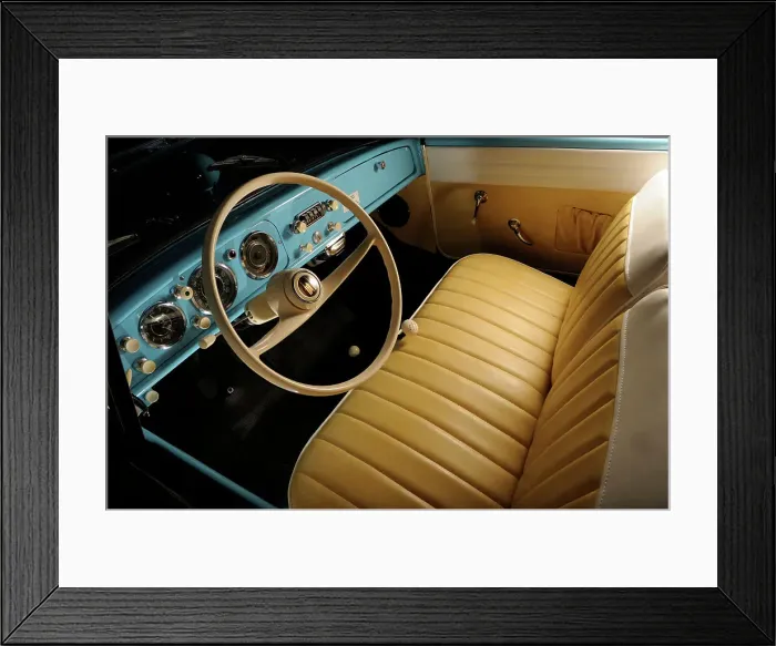 Framed Print : Amphicar 1966. Artist: Simon Clay Framed Print : Amphicar 1966. Artist: Simon Clay