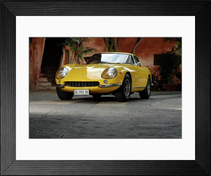 Framed Print : 1966 Ferrari 275 GTB4 Framed Print : 1966 Ferrari 275 GTB4