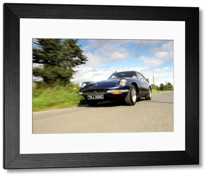 Framed Print : Ferrari 365 gt 1968. Artist: Simon Clay Framed Print : Ferrari 365 gt 1968. Artist: Simon Clay