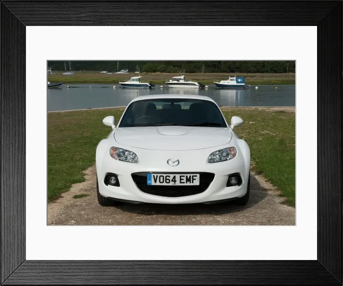 Framed Print : 2014 Mazda MX5 Roadster Coupe