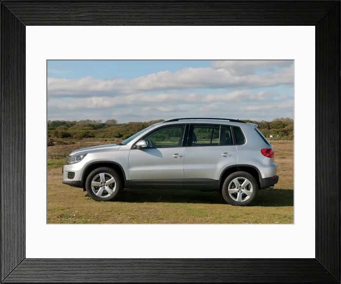 Framed Print : 2011 Volkswagen Tiguans 2.0 Tdi Framed Print : 2011 Volkswagen Tiguans 2.0 Tdi