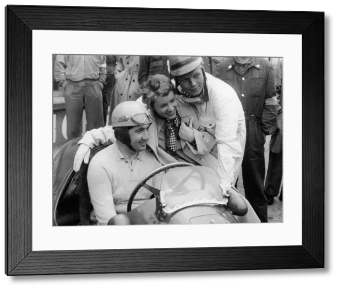 Framed Print : Alberto Ascari in a Ferrari, 1953 Framed Print : Alberto Ascari in a Ferrari, 1953