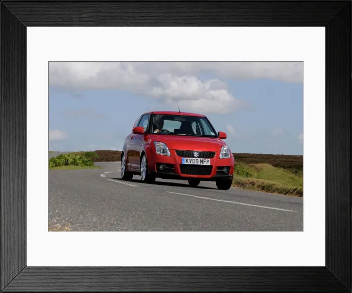 Framed Print : 2009 Suzuki Swift Sport Framed Print : 2009 Suzuki Swift Sport