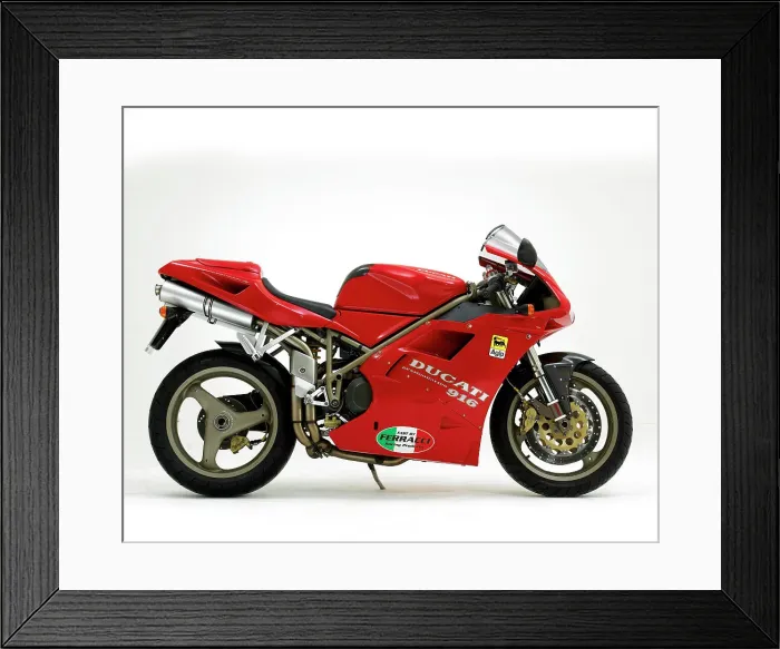 Framed Print : 1995 Ducati 916 Framed Print : 1995 Ducati 916