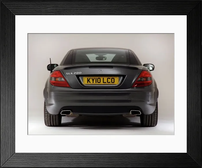 Framed Print : 2010 Mercedes Benz SLK 200 Framed Print : 2010 Mercedes Benz SLK 200