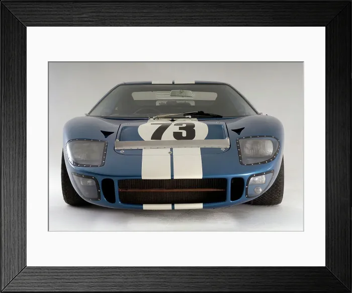 Framed Print : Ford GT40 Daytona prototype 1965. Artist: Simon Clay Framed Print : Ford GT40 Daytona prototype 1965. Artist: Simon Clay