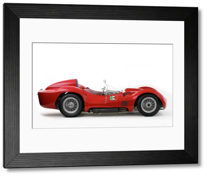 Framed Print : 1960 Maserati Tipo 60 Bird Cage