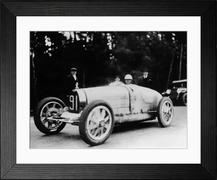 Framed Print : Louis Chiron in a Bugatti, 1927 Framed Print : Louis Chiron in a Bugatti, 1927