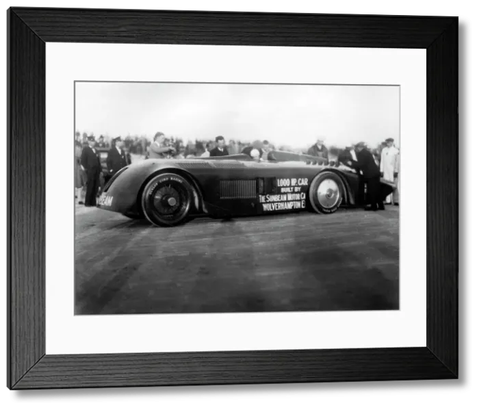 Framed Print : Sunbeam 1000hp World Land speed record attempt at Daytona 1927 Framed Print : Sunbeam 1000hp World Land speed record attempt at Daytona 1927