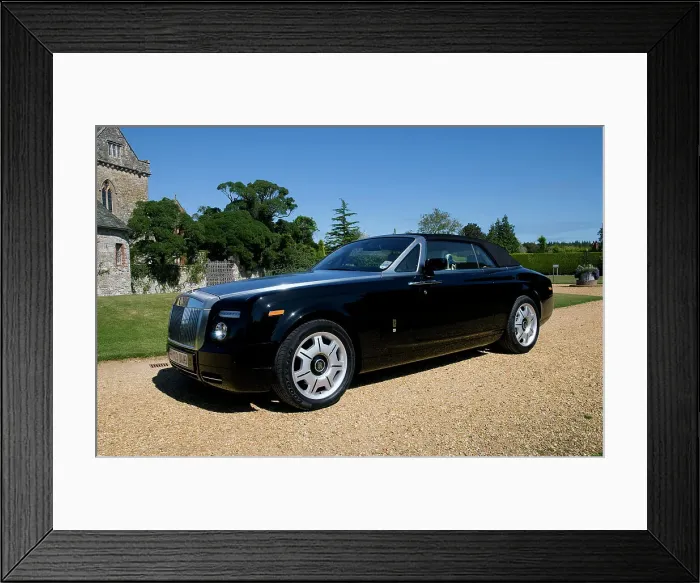Framed Print : 2009 Rolls Royce Phantom Drophead Coupe Framed Print : 2009 Rolls Royce Phantom Drophead Coupe