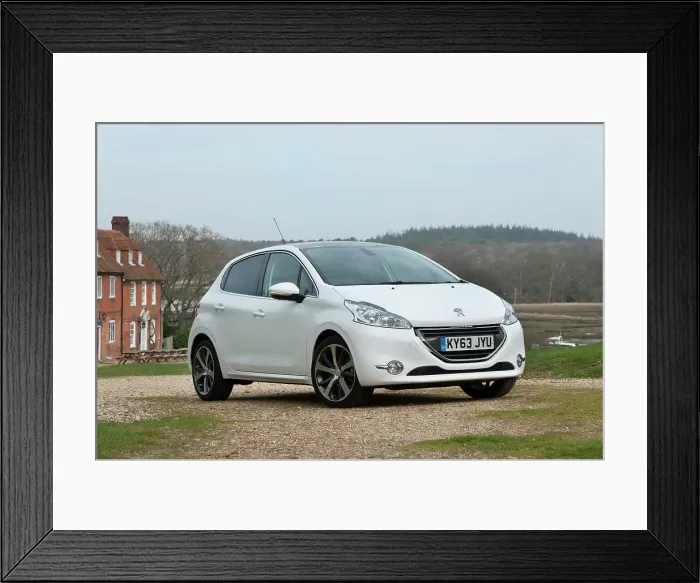 Framed Print : 2014 Peugeot 208 Hdi Framed Print : 2014 Peugeot 208 Hdi