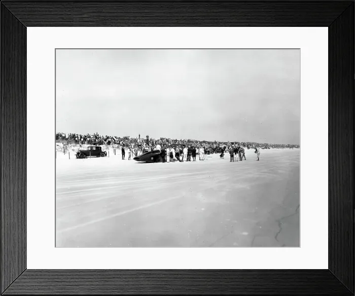 Framed Print : Sunbeam 1000hp World Land speed record attempt at Daytona 1927 Framed Print : Sunbeam 1000hp World Land speed record attempt at Daytona 1927