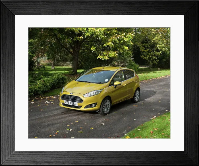 Framed Print : 2013 Ford Fiesta Econetic Framed Print : 2013 Ford Fiesta Econetic