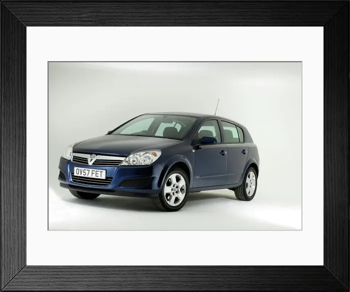 Framed Print : 2007 Vauxhall Astra 1.4 Framed Print : 2007 Vauxhall Astra 1.4