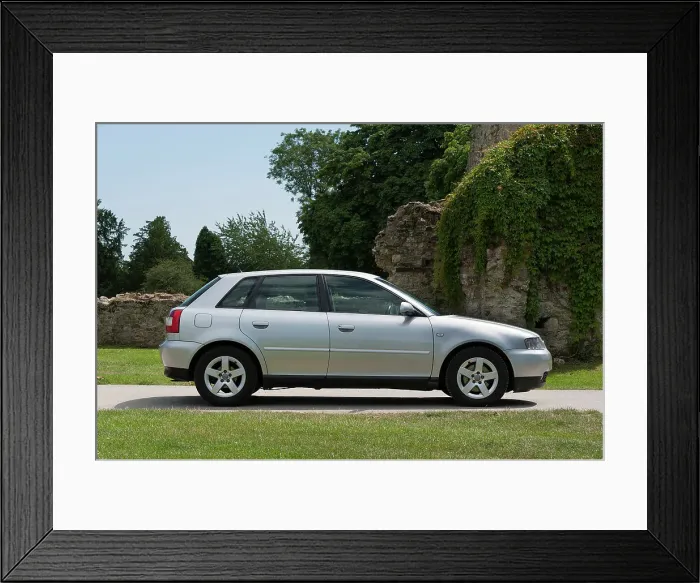 Framed Print : 2001 Audi A3 1.8 Framed Print : 2001 Audi A3 1.8