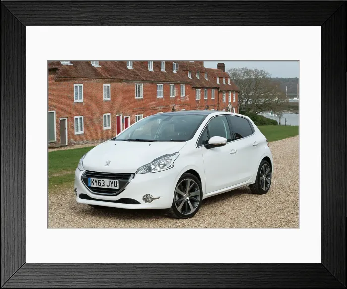 Framed Print : 2014 Peugeot 208 Hdi Framed Print : 2014 Peugeot 208 Hdi