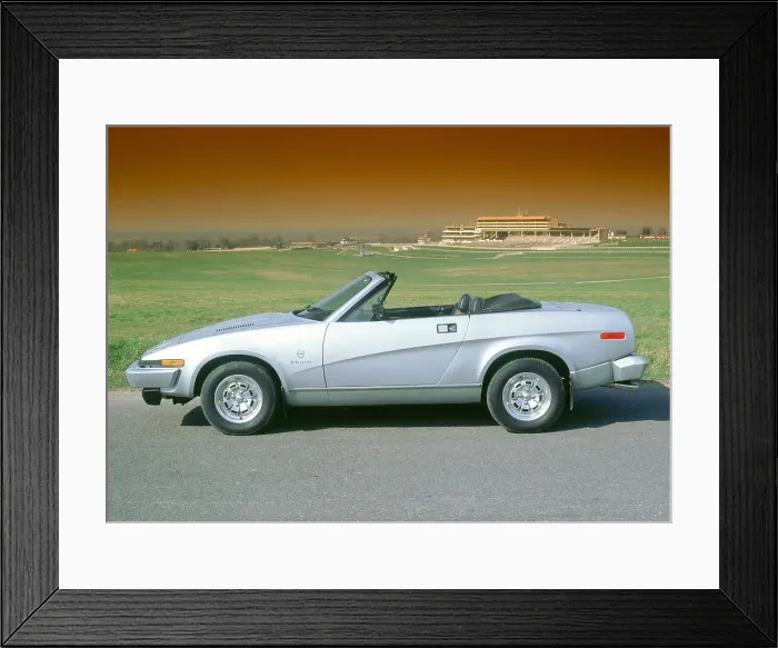 Framed Print : 1981 Triumph TR8 Drophead