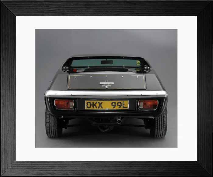 Framed Print : 1977 Lotus Europa JPS Special Framed Print : 1977 Lotus Europa JPS Special