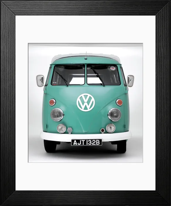 Framed Print : 1964 VW Kombi Camper Framed Print : 1964 VW Kombi Camper