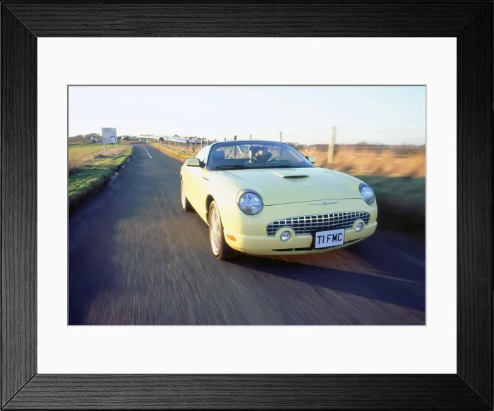 Framed Print : 2002 Ford Thunderbird convertible Framed Print : 2002 Ford Thunderbird convertible