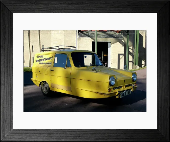 Framed Print : 1971 Reliant Super Van III Only Fools and Horses tv show. Creator: Unknown Framed Print : 1971 Reliant Super Van III Only Fools and Horses tv show. Creator: Unknown