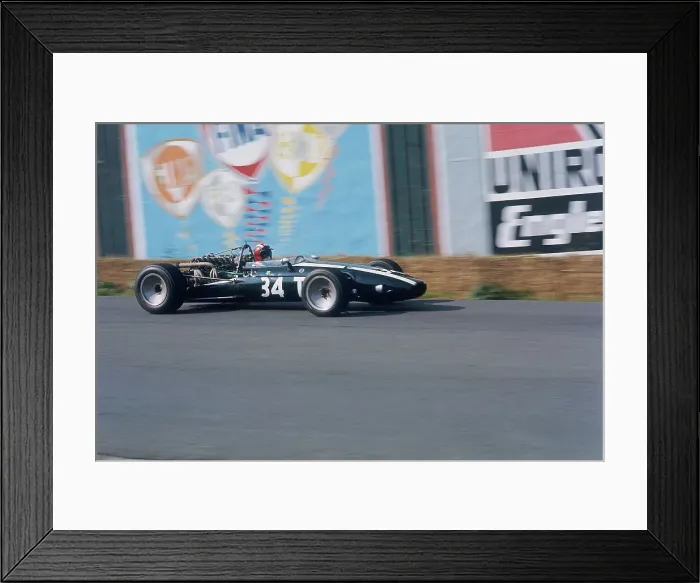 Framed Print : Jo Siffert in Cooper Maserati, Belgian Grand Prix, 1967 Framed Print : Jo Siffert in Cooper Maserati, Belgian Grand Prix, 1967
